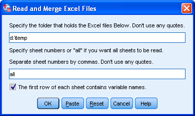 merge datasets in spss code