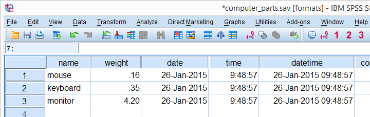 weirdest spss code